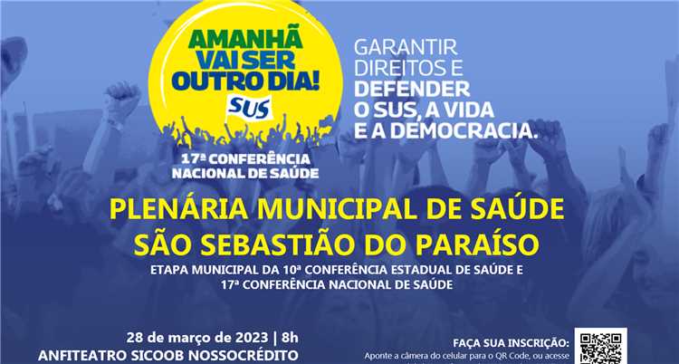 banner Plenária Municipal de Saúde